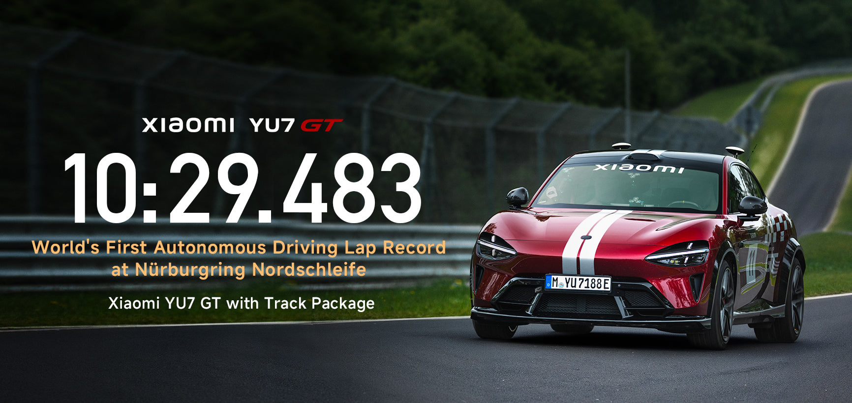 Xiaomi EV Sets World's First Official Autonomous Driving Lap at Nürburgring Nordschleife