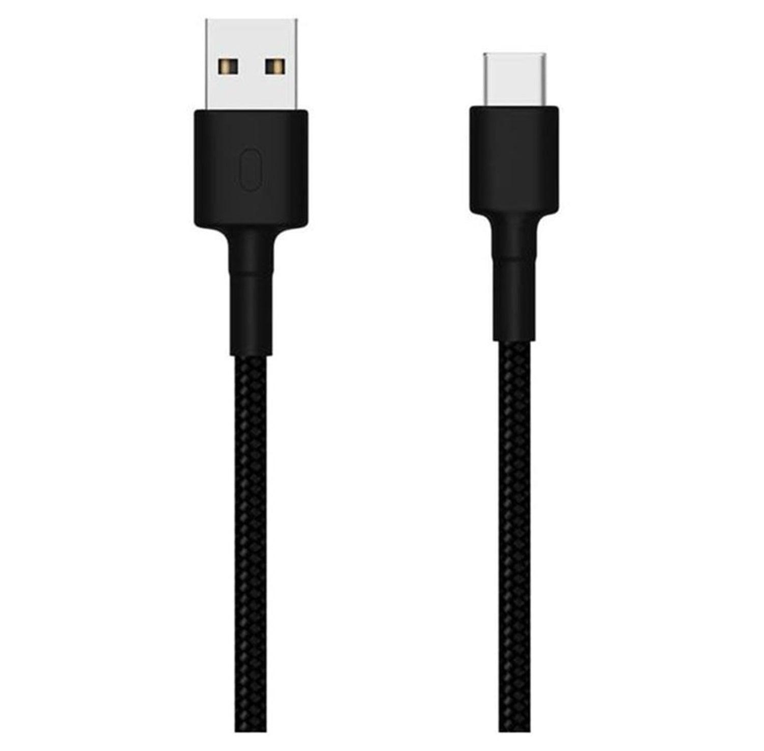 Mi-flettet USB Type-C-kabel 100 cm (sort)