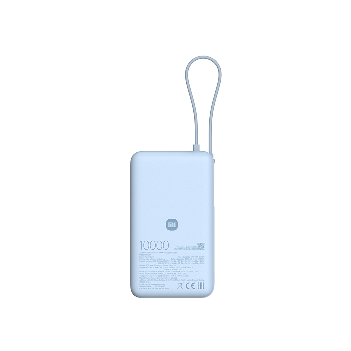 Xiaomi 67W Power Bank 10000 (Integrated Cable)