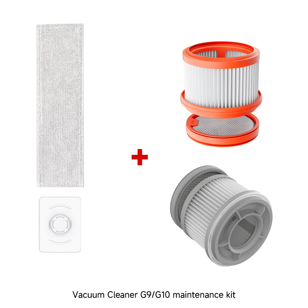 Xiaomi Vacuum Cleaner G9 Plus/G10 Plus Filter Kit + Vacuum Cleaner G10 Mop Kit + Vacuum Cleaner G10/G9 HEPA Filter Kit