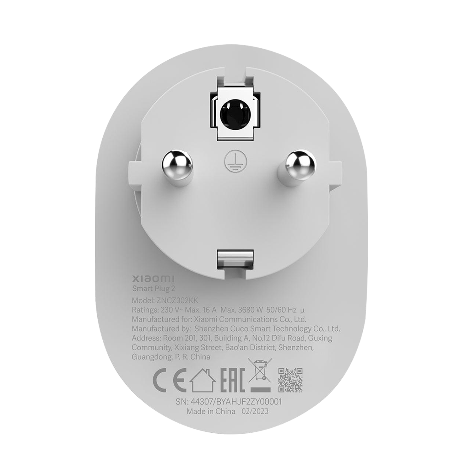 Xiaomi Smart Plug 2 EU-klasse C
