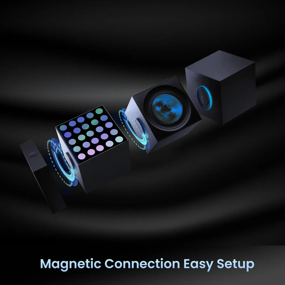 Yeelight Cube Smart Lamp - Light Gaming Cube Matrix - Rooted Base