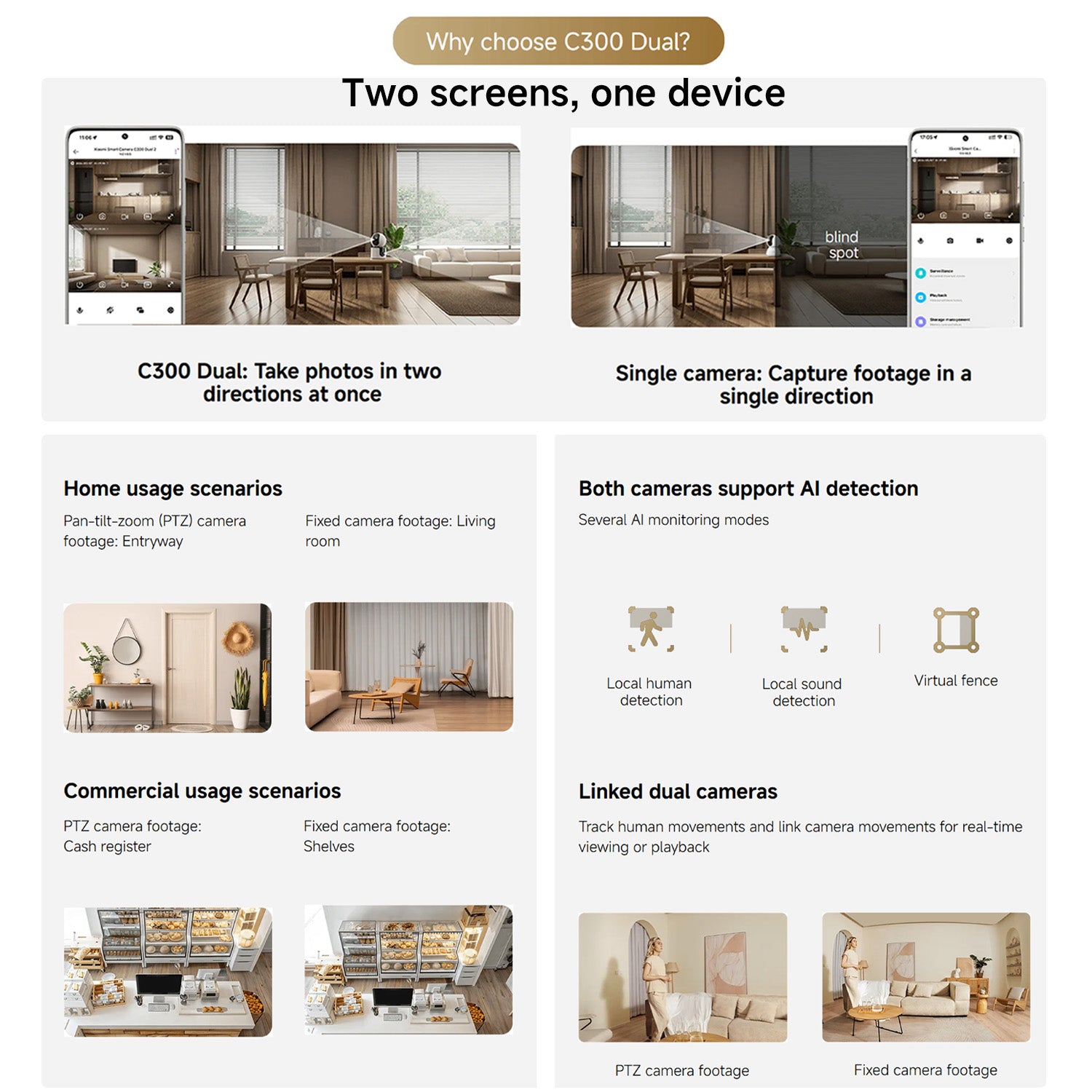Xiaomi Smart Camera C300 Dual EU