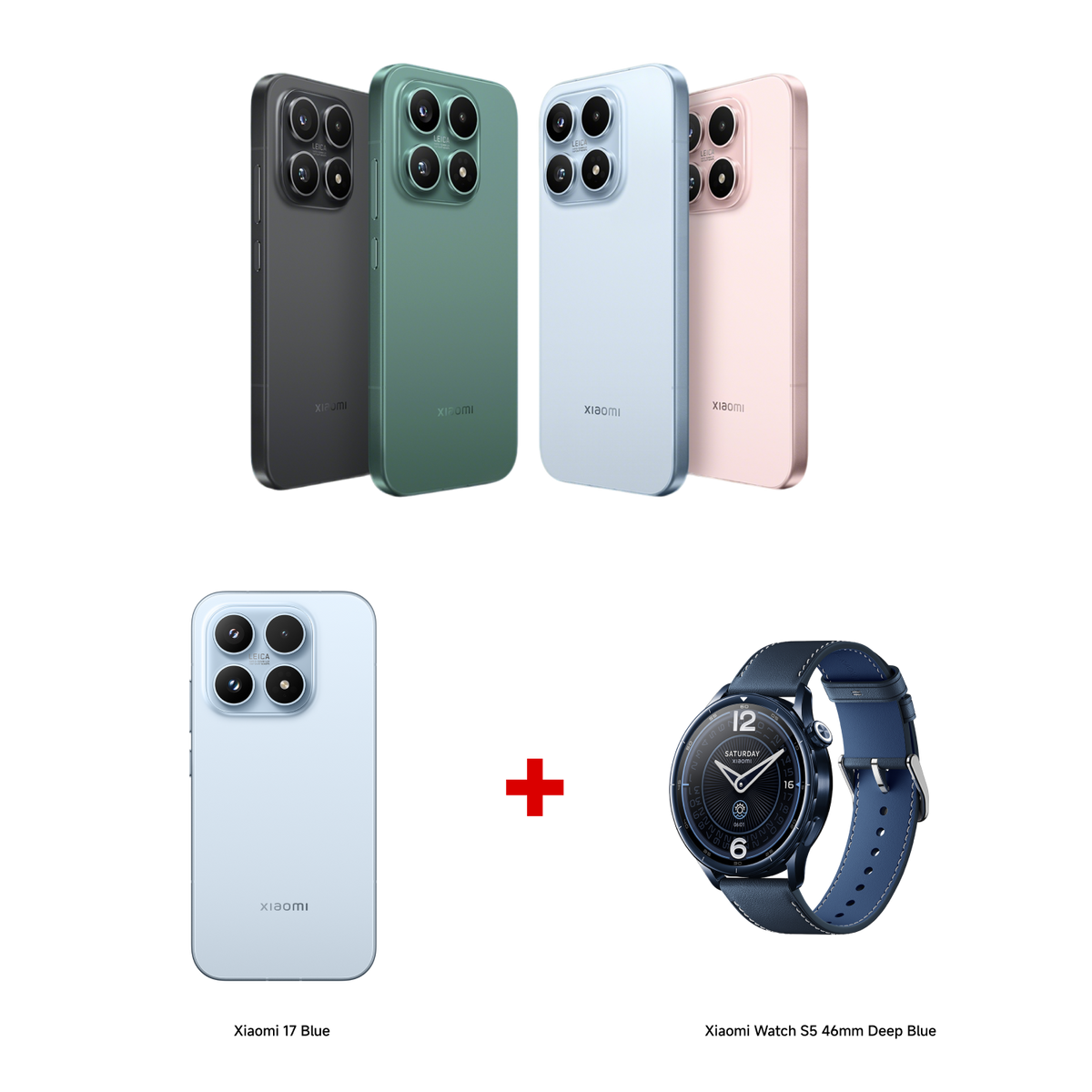 Xiaomi 17 12GB RAM 512GB ROM + Watch S5 Bundle