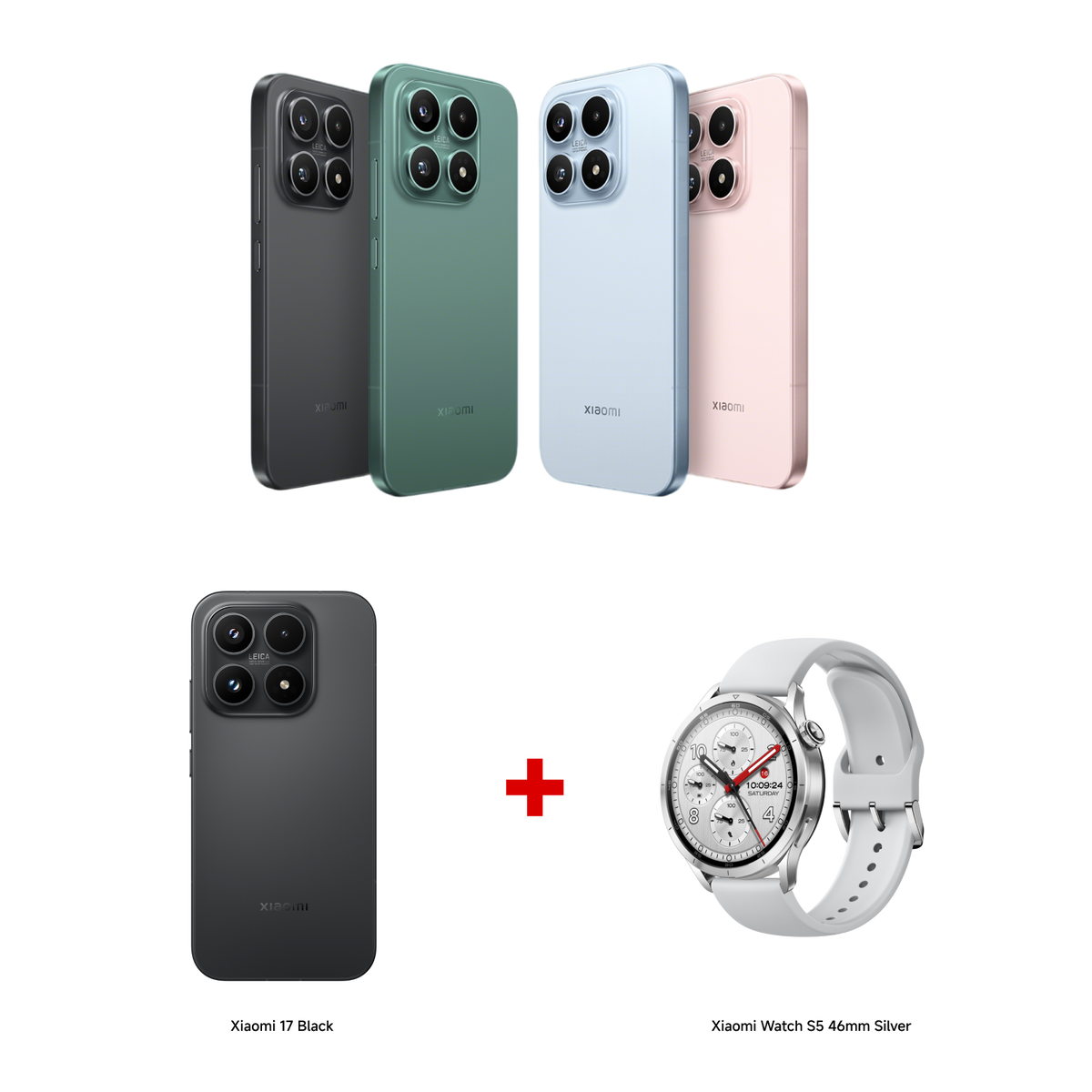 Xiaomi 17 12GB RAM 512GB ROM + Watch S5 Bundle