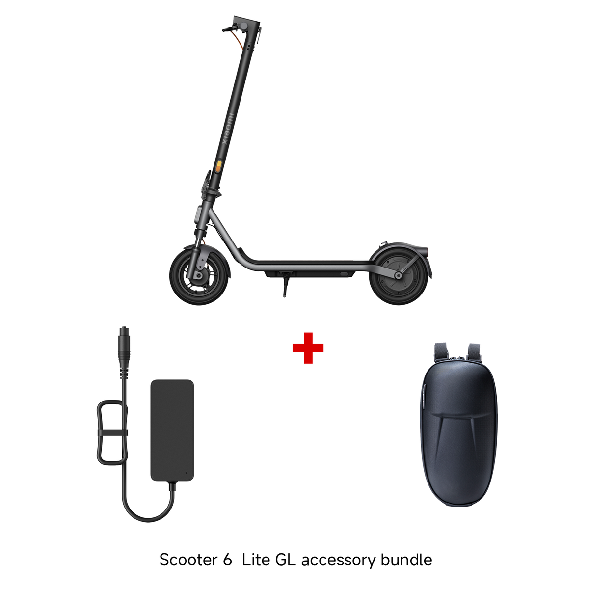 Xiaomi Electric Scooter Fast Charger 2 + Electric Scooter 6 Lite GL+ Electric Scooter Storage Bag