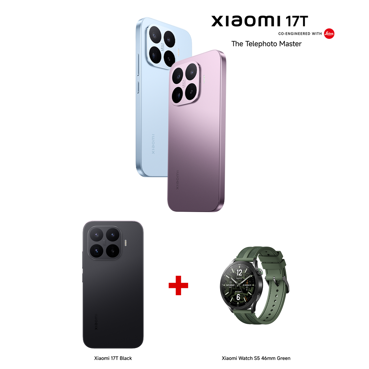 Xiaomi 17T 12GB RAM 256GB ROM + Watch S5 Bundle