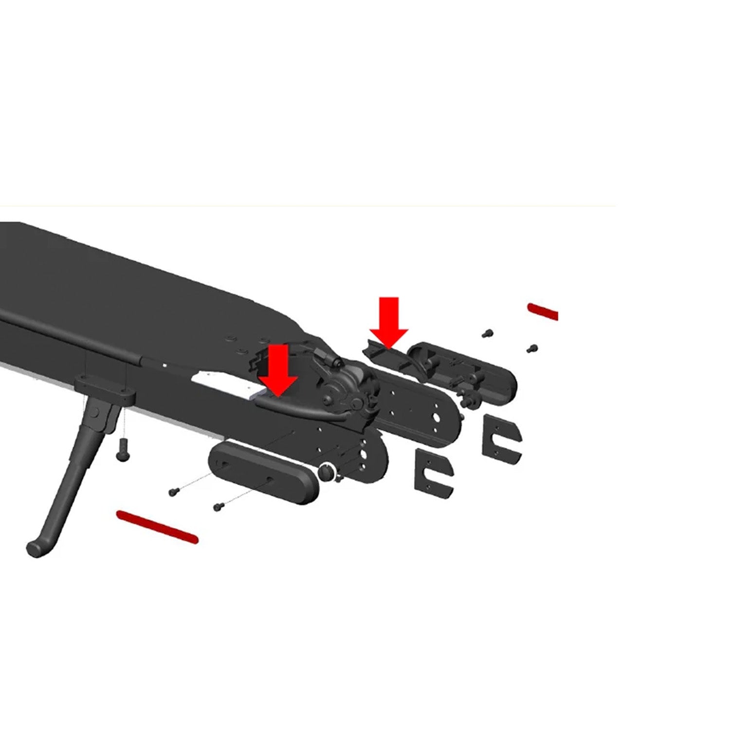 ELECTRIC SCOOTER BACK BUMPER STRIP