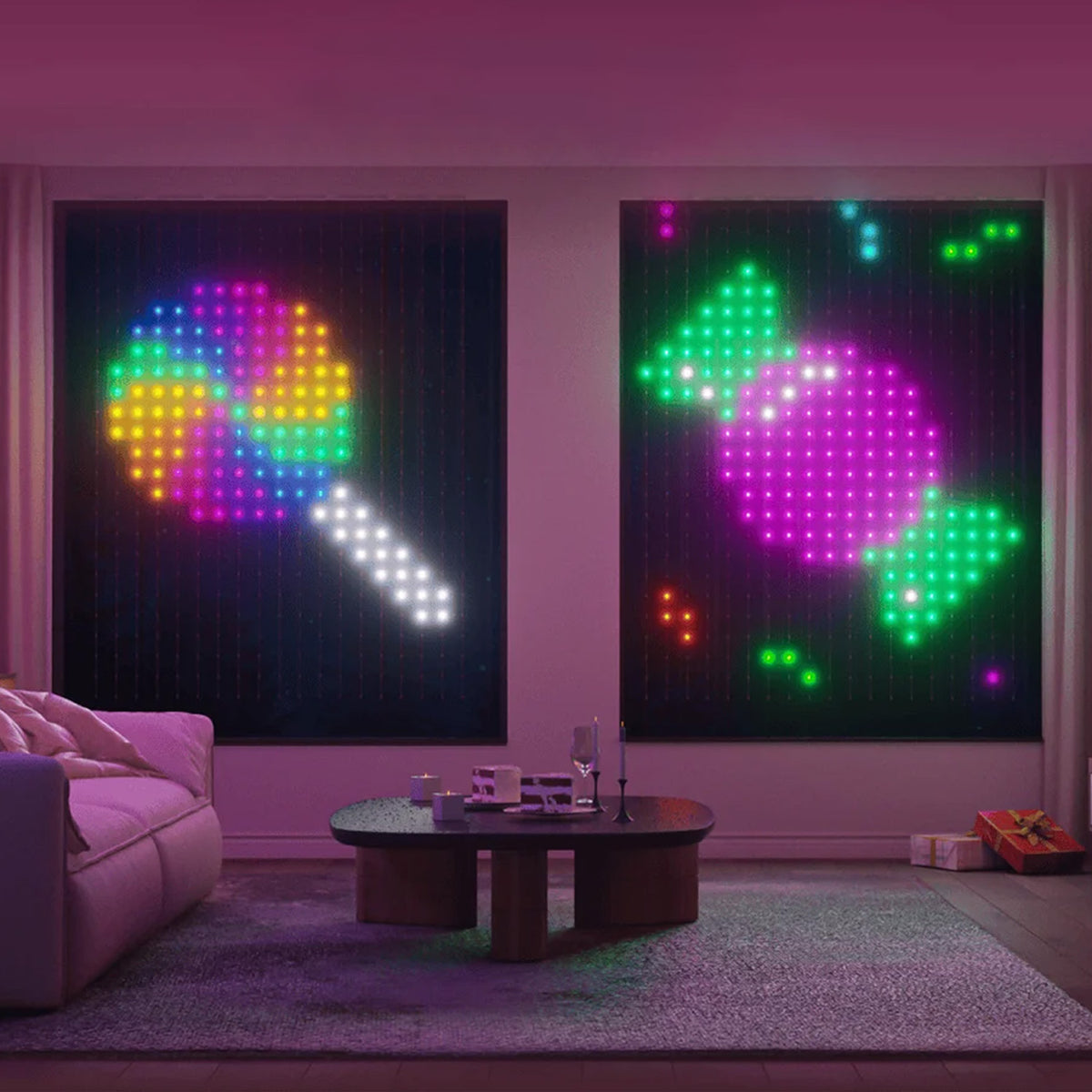 Yeelight Curtain Lights smart RGBIC 1,5 × 2m