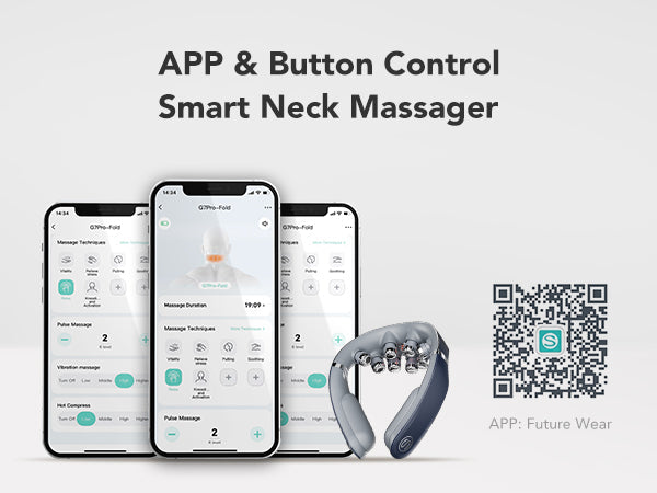 SKG Neck Massager G7 Pro_Fold Green