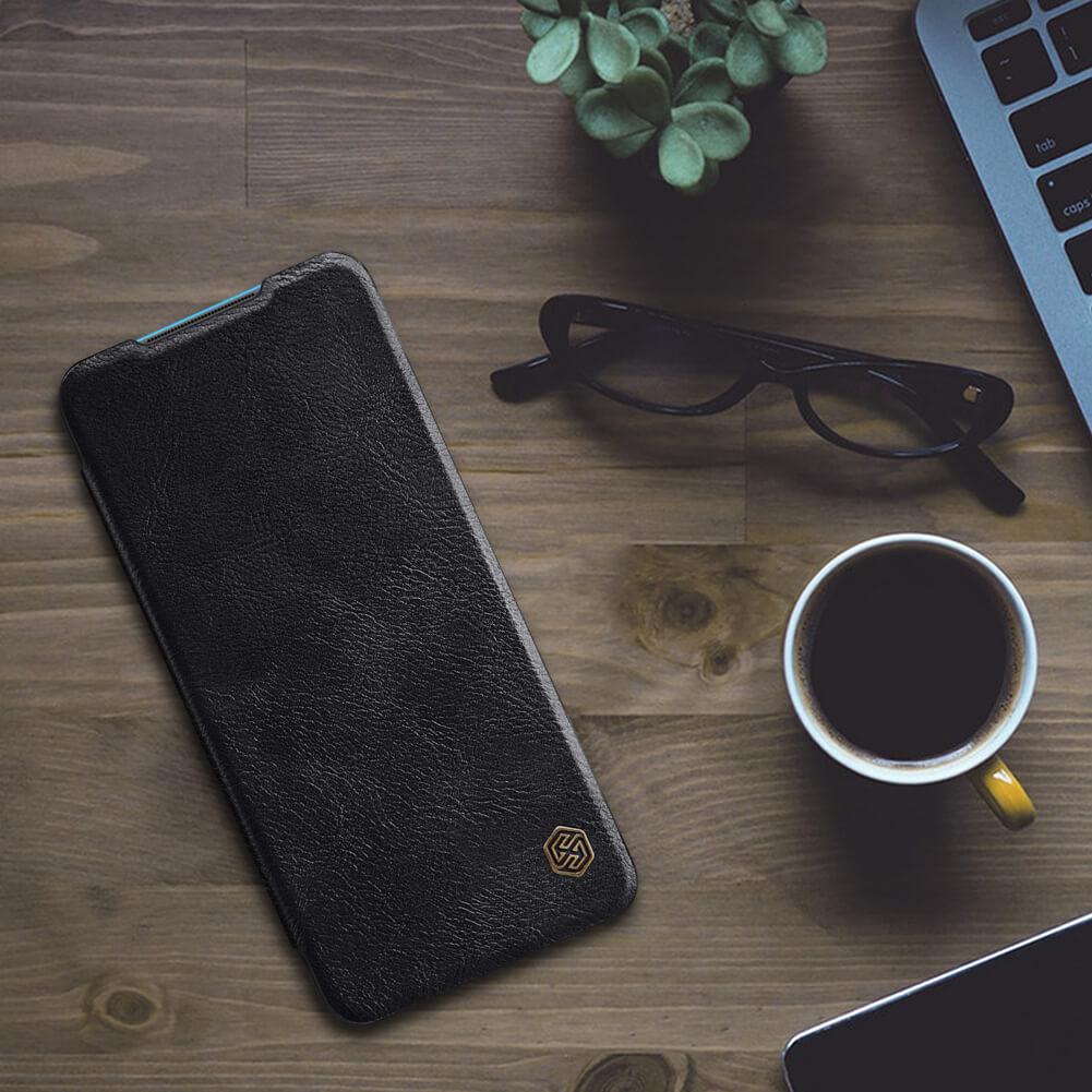 Smartcase i äkta läder till Xiaomi Mi 10 Lite 5G