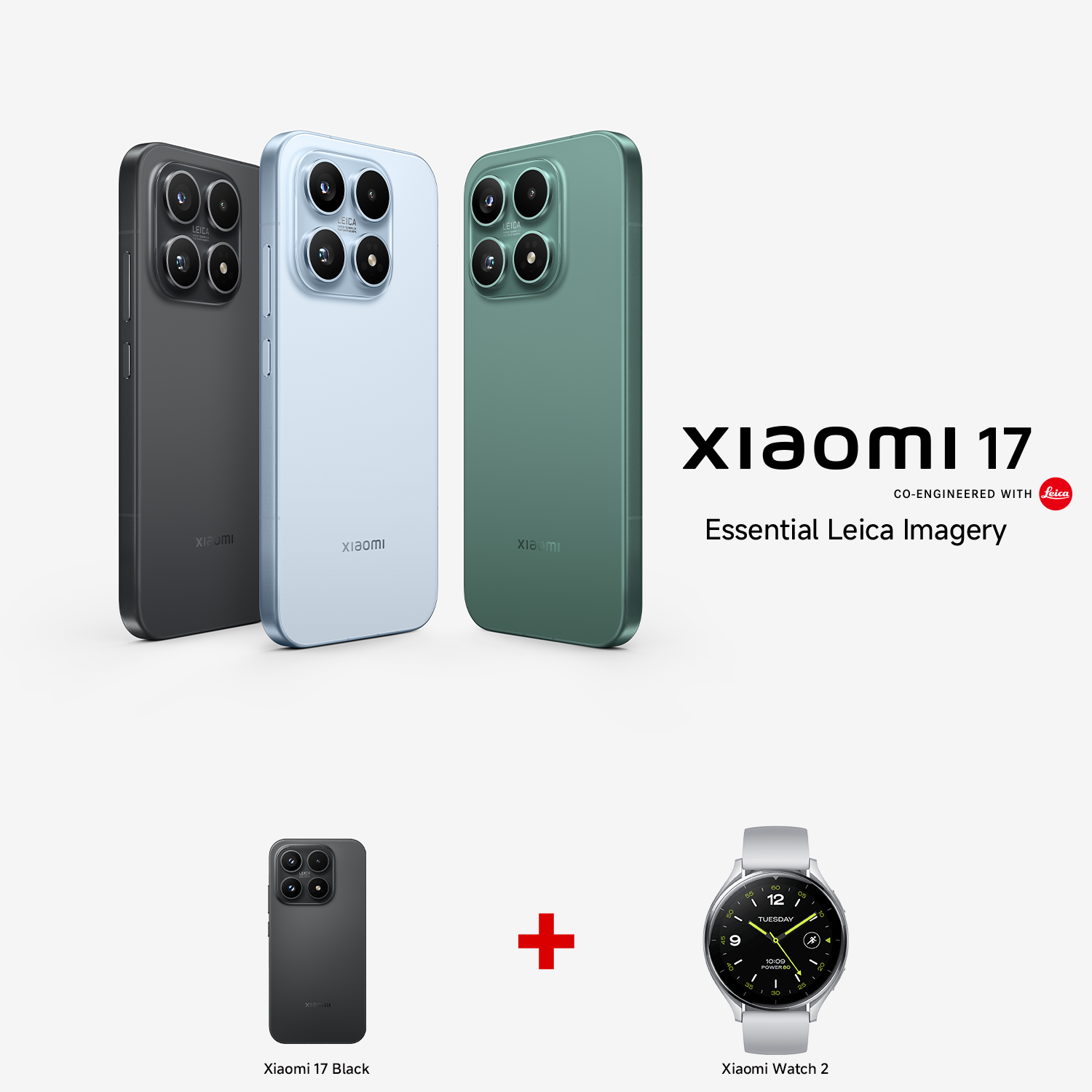 Xiaomi 17 12GB RAM 512GB ROM+ Watch 2 Bundle