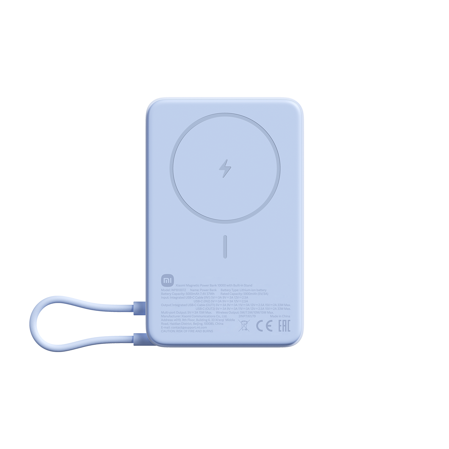 Xiaomi Magnetic Power Bank 10000 with Built-in Stand