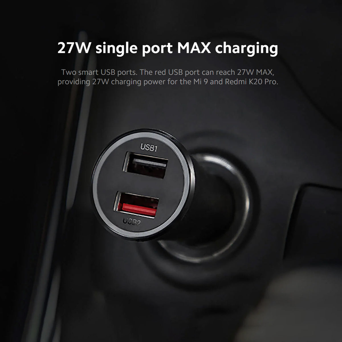 Mi 37W Dual-Port biloplader