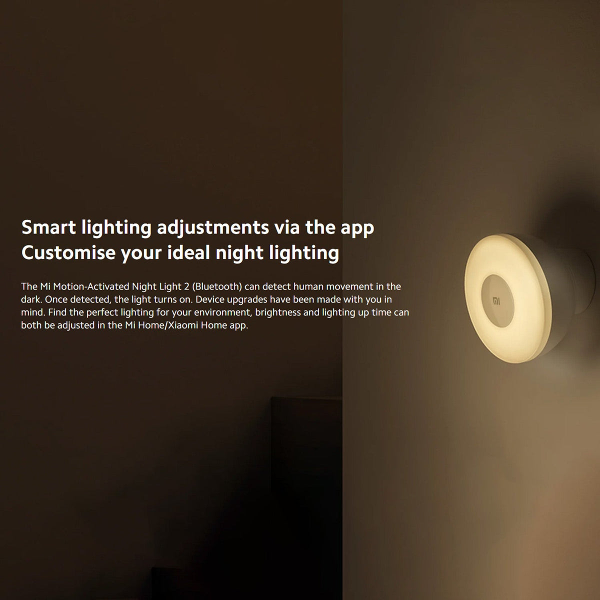 Mi bevægelsesaktiveret natlampe 2 (Bluetooth) - Klasse C