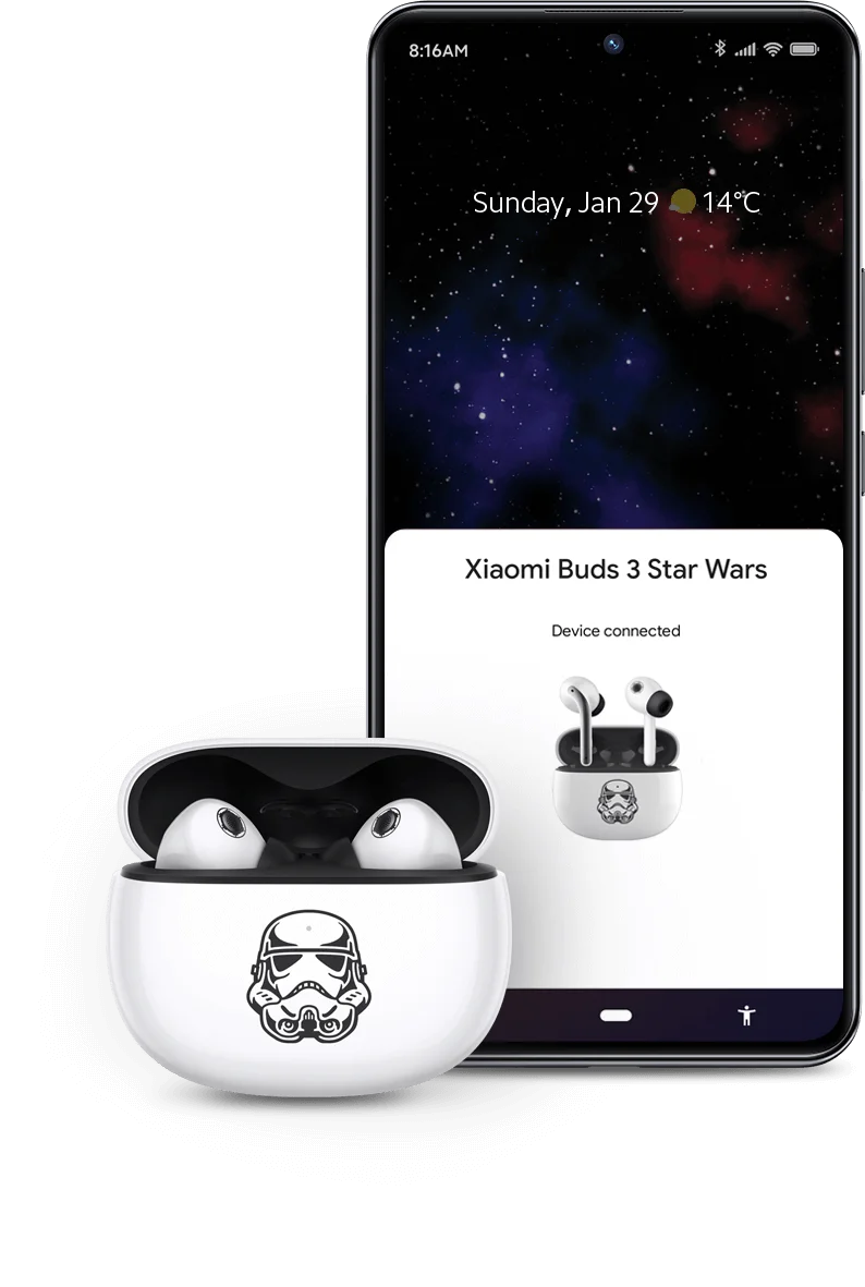 Begrænset udgave: Xiaomi Buds - Star Wars Edition Stormtrooper