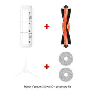 Xiaomi Robot Vacuum Side Brush+Main Brush+Brush Cover+Mop Pad Bundle