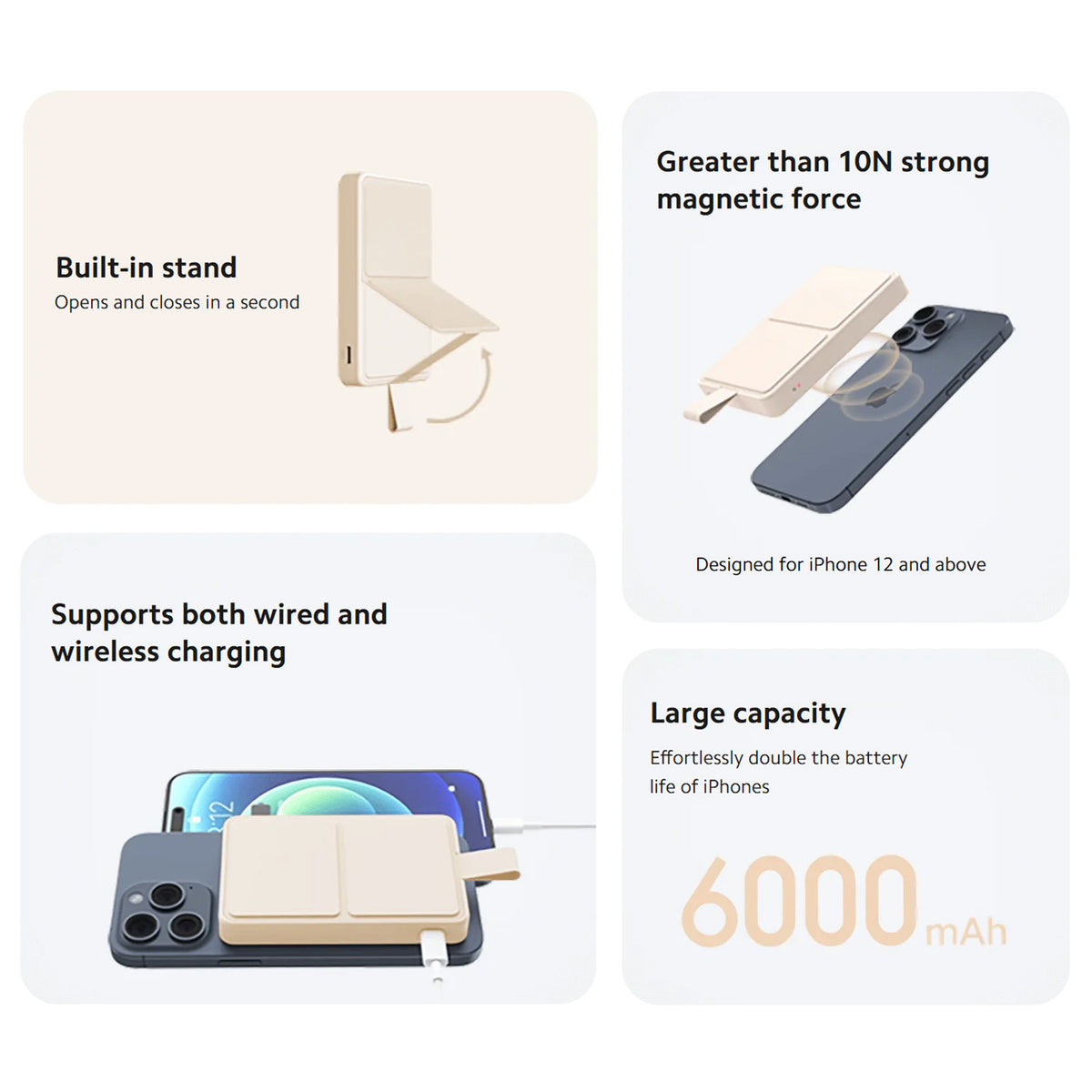 Xiaomi Magnetic Power Bank 6000mAh GL