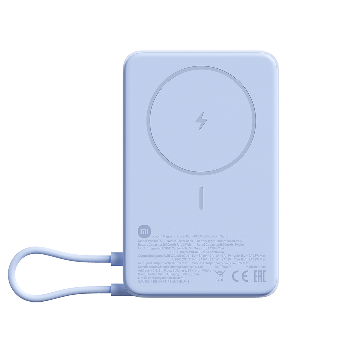 Xiaomi Magnetic Power Bank 10000 with Built-in Stand
