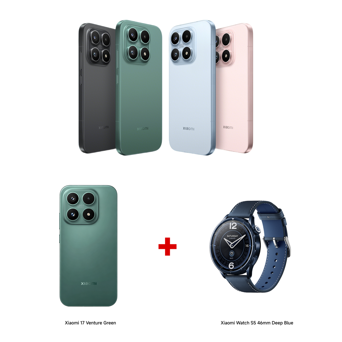 Xiaomi 17 12GB RAM 512GB ROM + Watch S5 Bundle