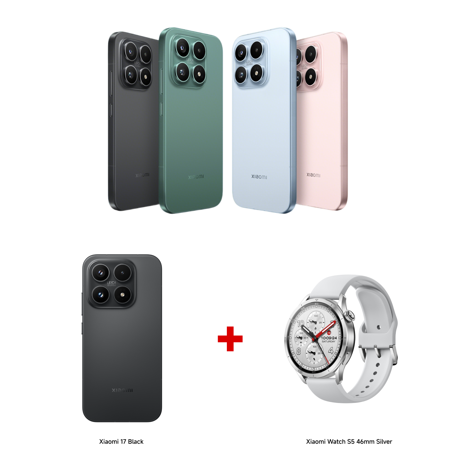Xiaomi 17 12GB RAM 512GB ROM + Watch S5 Bundle