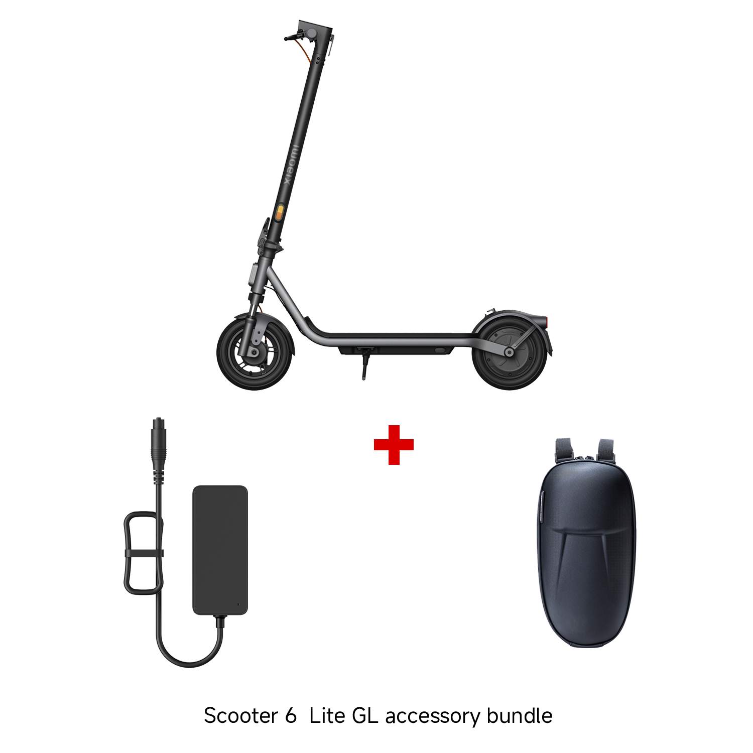 Xiaomi Electric Scooter Fast Charger 2 + Electric Scooter 6 Lite GL+ Electric Scooter Storage Bag
