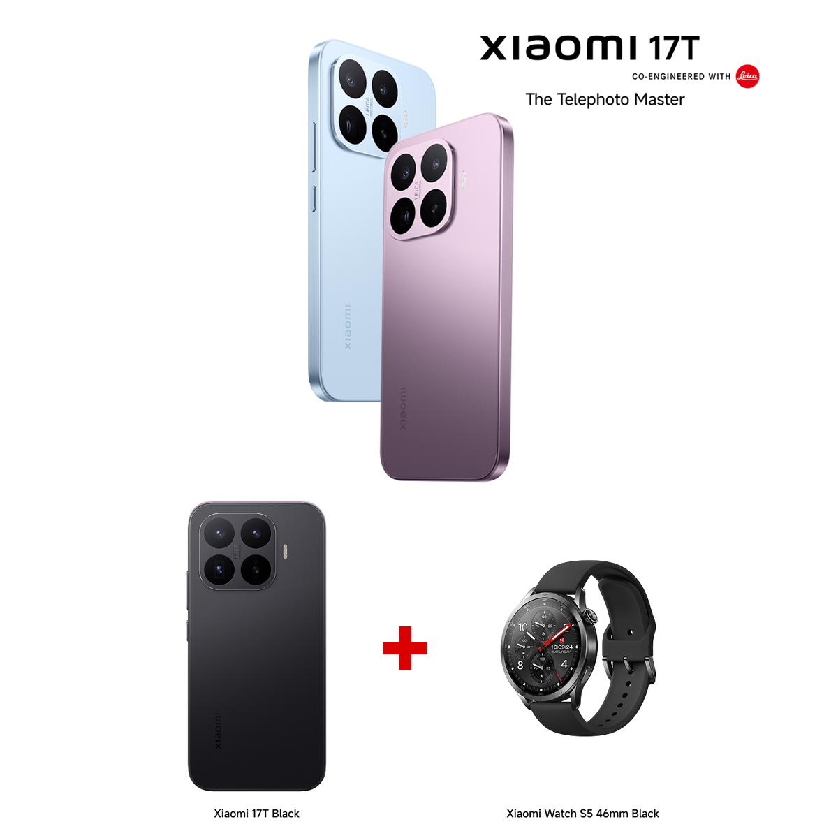 Xiaomi 17T 12GB RAM 256GB ROM + Watch S5 Bundle