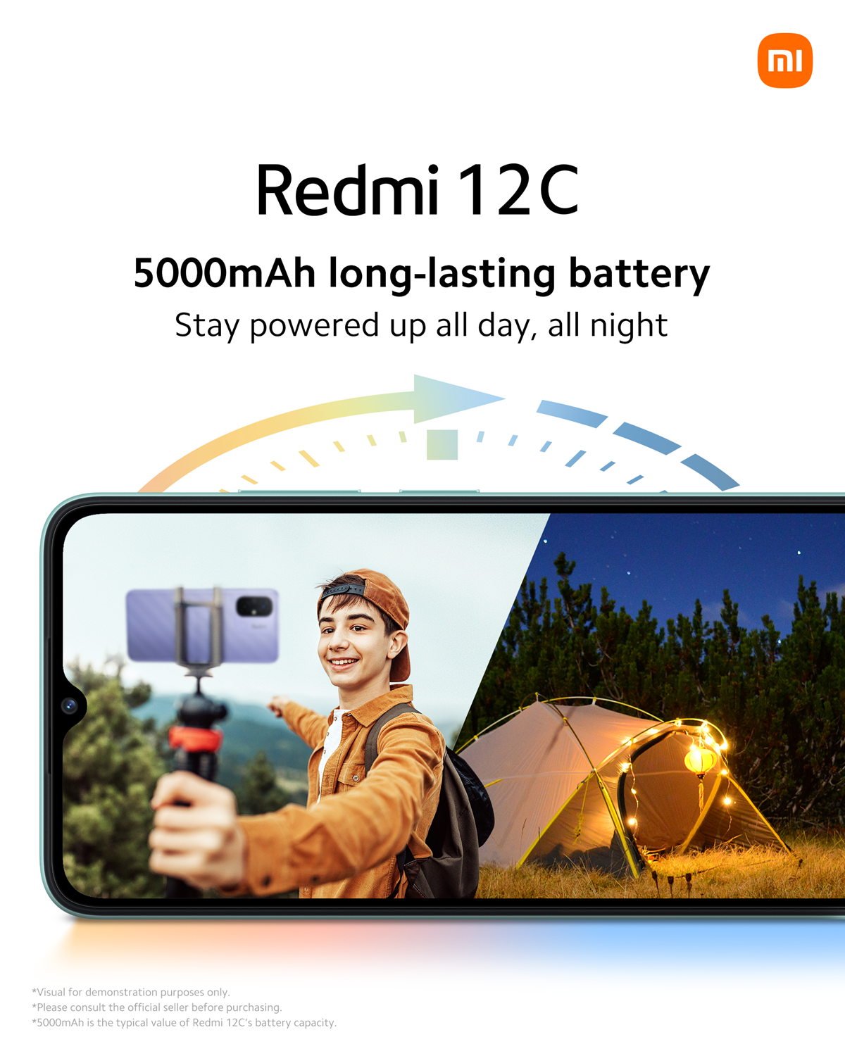 Xiaomi Redmi 12C grafitgrå 3+64 GB