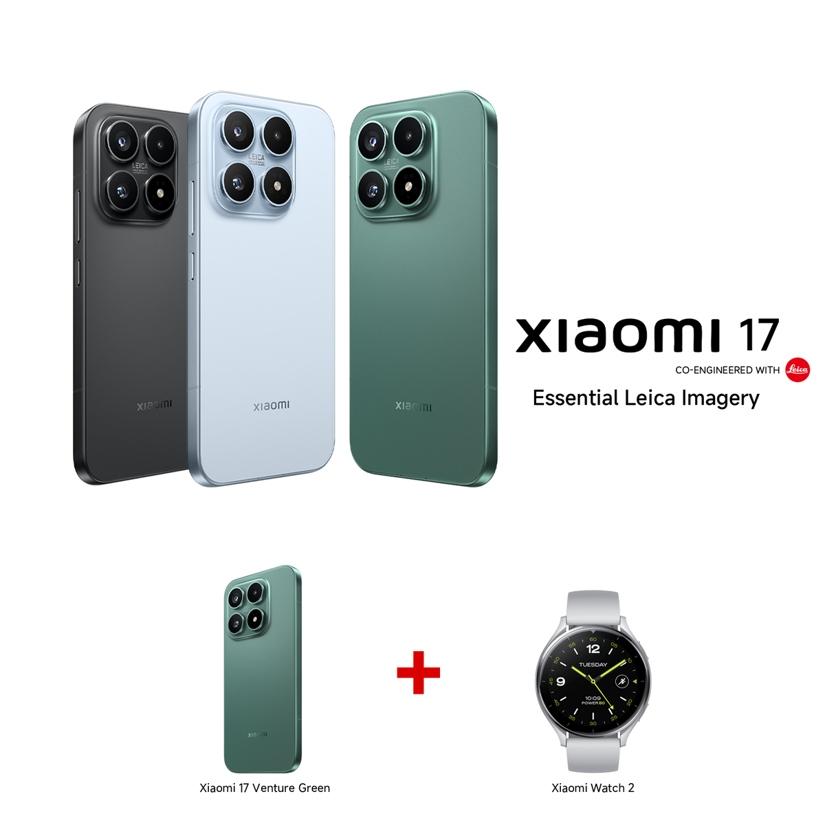 Xiaomi 17 5G 12GB RAM 512GB ROM+ Watch 2 Bundle