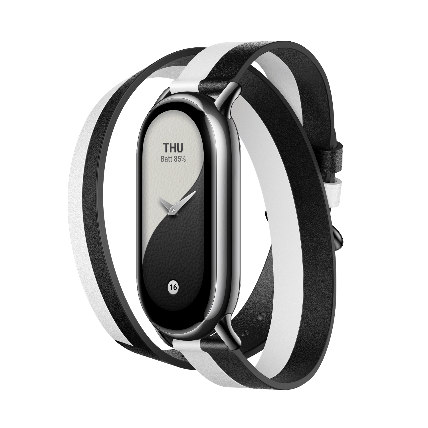 Xiaomi Smart Band 8 Double wrap Black and White