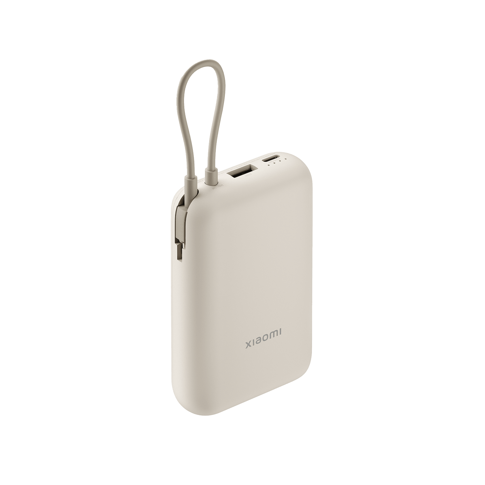 Xiaomi Power Bank 10000mAh (integreret kabel) Tan GL