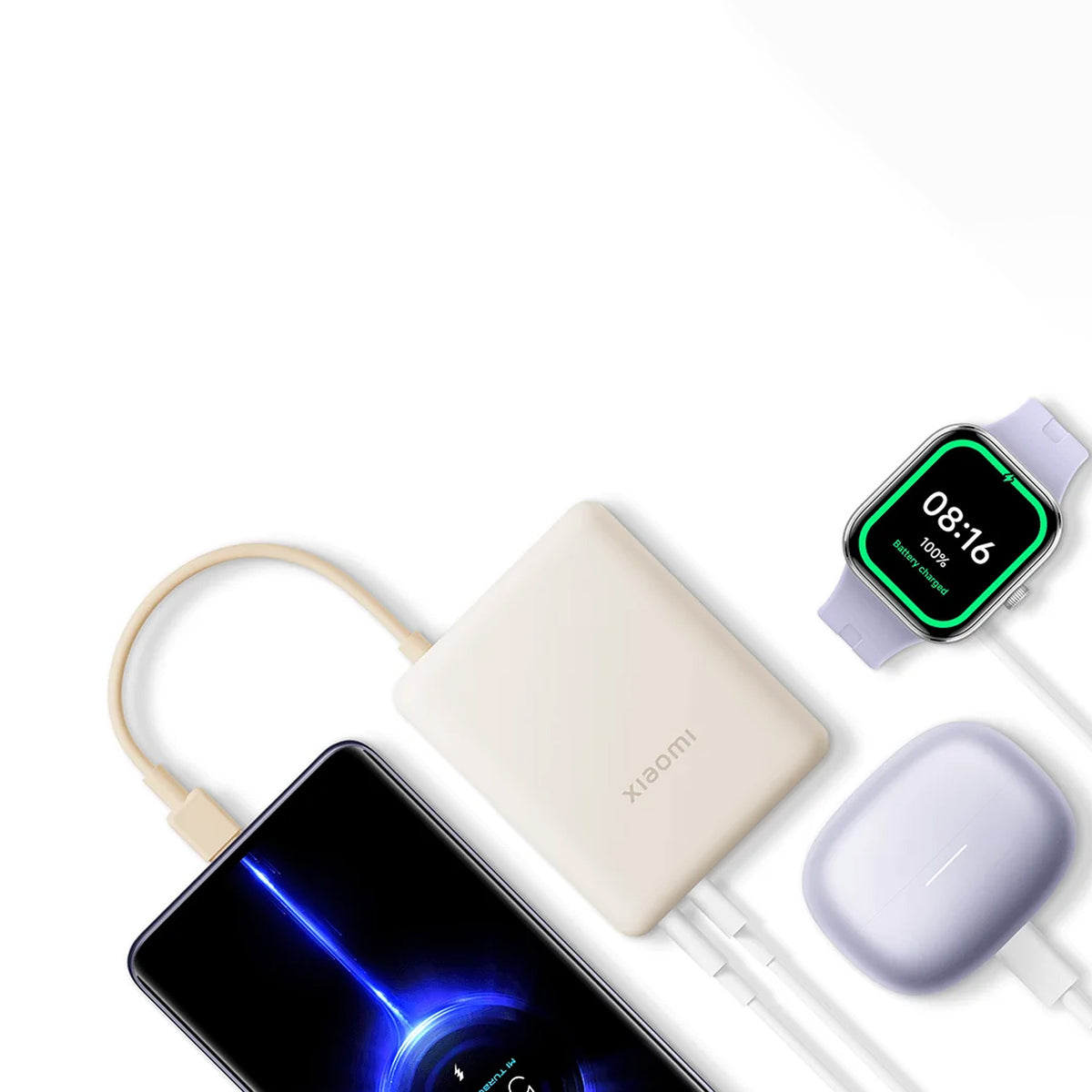 Xiaomi 33W Power Bank 10000mAh (integreret kabel)