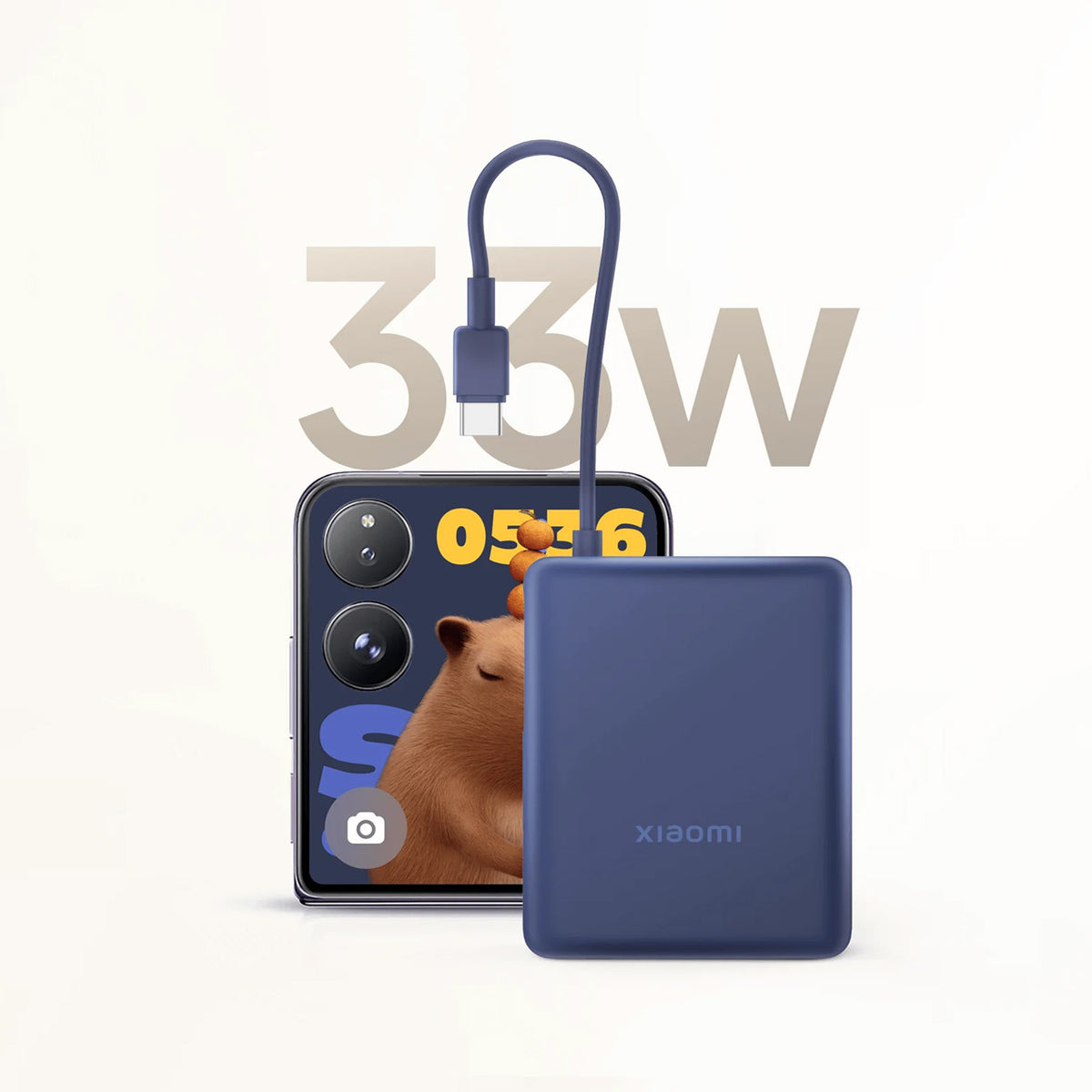 Xiaomi 33W Power Bank 10000mAh (integreret kabel)