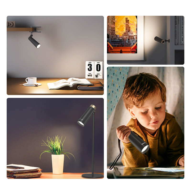 4-i-1 genopladelig skrivebordslampe