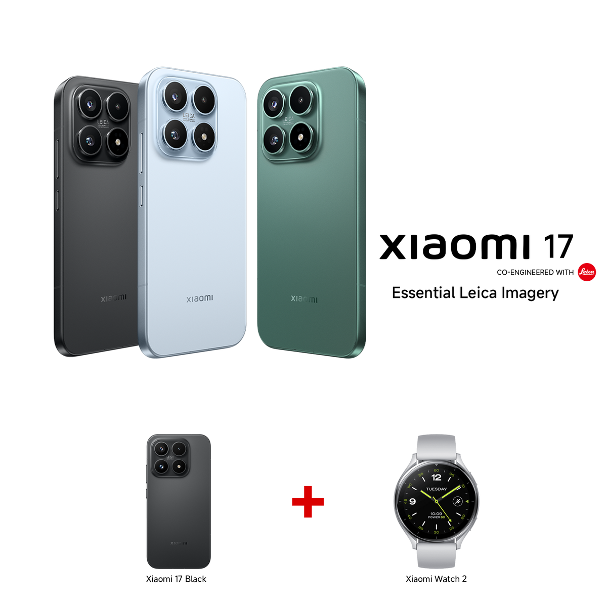 Xiaomi 17 5G 12GB RAM 512GB ROM+ Watch 2 Bundle